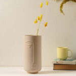 Japanese Face Jizo Design Vase