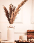 Japenese White Bottle Ceramic Vase | Set of 2