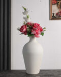 Minar Shape Decorative Glass Vase | 3 x 9 inches