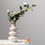 The Single Green Matcha Small Arch Vase