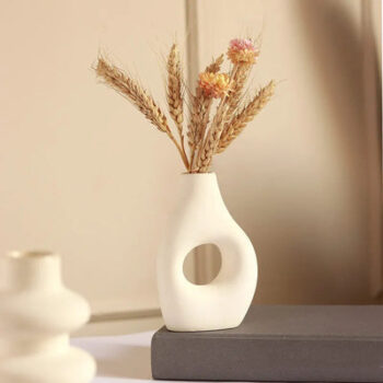 The Glimpse Boot Ceramic Vase Without Plant | 8 x 3 x 11 inches