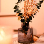 Freya Paper Mache Finish Beige Vase | 7 x 3 x 7 inches