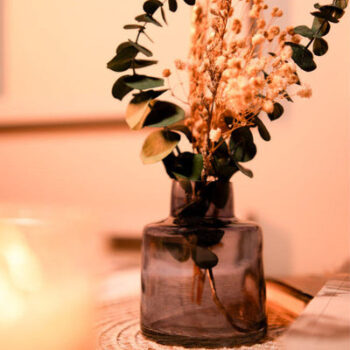 Freya Paper Mache Finish Beige Vase | 7 x 3 x 7 inches