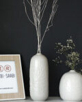 Elegant Polished Walnut Finish Wooden Vases Without Flower | Pack of 3