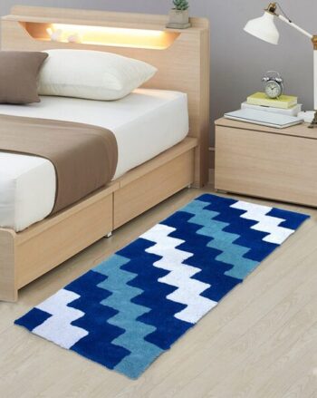 Abstract Bedside Runner Carpet l