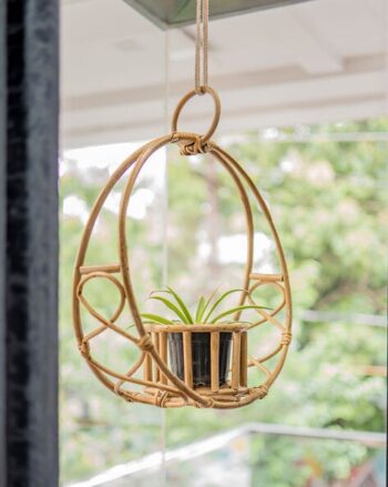 Ribbed Antique Aluminium Planter