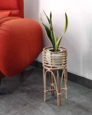 Textured Antique Aluminium Planter