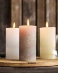 Pack of of 4 Fragrance Pillar Candles