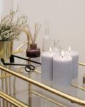 Set of 3  Pacific Fragrance Pillar Candles