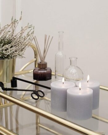 Set of 3 Pacific Fragrance Pillar Candles