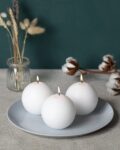 Set of 3 Cupcake Scented Round Candles