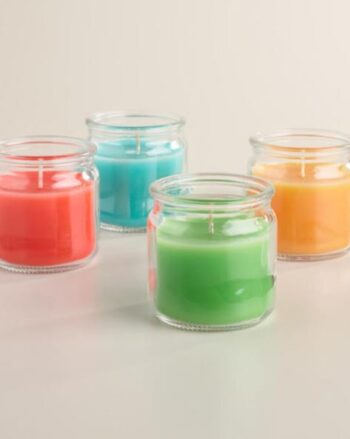 Set of 4 Scented Jar Candles