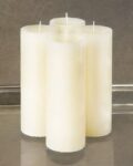 Set of 4 Jasmine Scented Pillar Candles