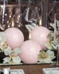 Set of 3 Strawberry Scented Round Candles