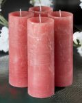 Set of 4 Mogra Scented Pillar Candles