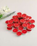 Set of 100 Rose Scented Tealight Candles