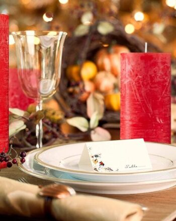 Set of 4 Pillar Candles