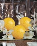 Set of 3 Pinapple Scented Round Candles