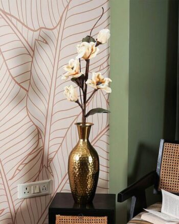 Ivory Rose Faux Flower Single Stem