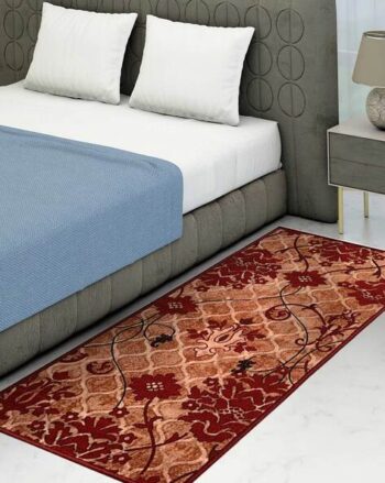 Premium Anti-Slip Floral Printed Runner Carpet