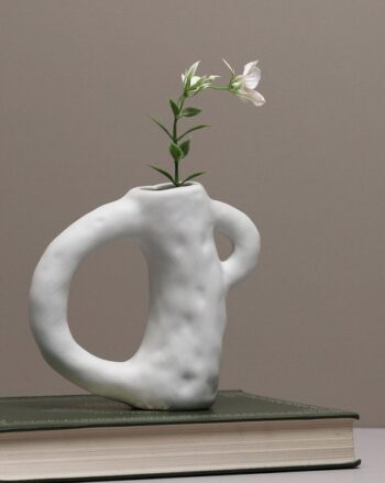 Round Ceramic Vase