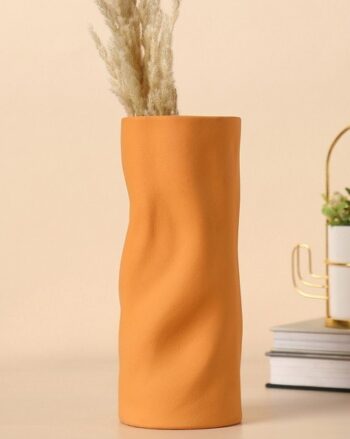 Cylindrical Shaped Ceramic Vase