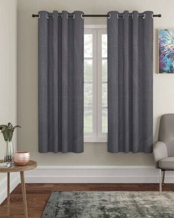 Pack of 2 Textured Window Curtains
