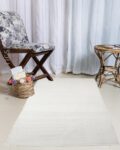 Textured Cotton Rectangle Carpet 7' x 2'