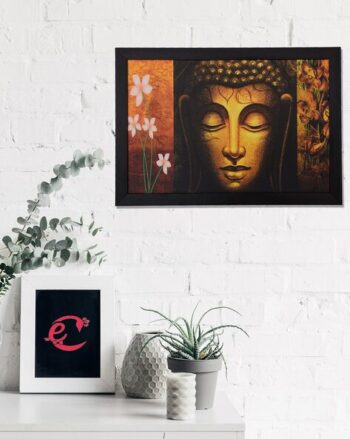 Spritual Buddha Head Satin Matt Texture UV Art Painting
