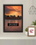 Motivational Quote UV Art Painting 20" x 14"