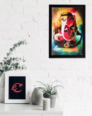 Lord Ganesha Rectangular Wall Art 14" x 20"