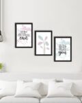 Set of 3 Motivational Quote Wall Arts