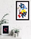 Colorful Butterflies UV Art Painting