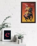 Shivaji Maharaj Satin Matt Texture UV Art Painting
