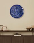 Gulmohar Hand Carved Wood Wall Plate