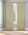 Green Cotton Hand Block Printed Paro Curtain