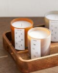 Scented Candle In A Glass Holder