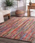 Hand Woven Cotton Carpet & Rugs 3'' x 5''