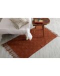 Printed Handmade Cotton Rug 3'x 5.4'