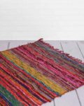 Cotton Dyed Reversible Chindi Rug
