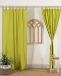 Set of 2 Cotton Window Curtains