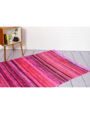 Beautiful Traditional Recycled Cotton Chindi Rug