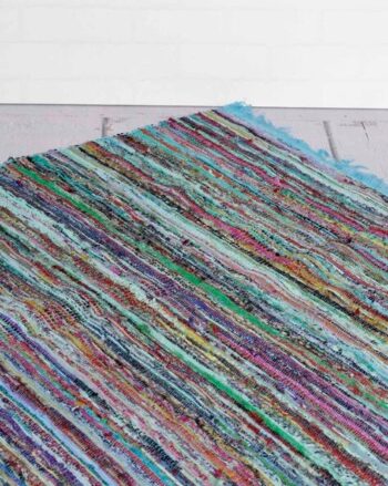 Traditional Recycled Cotton Reversible Rug