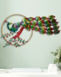 Peacock Single Ring Metal Wall Art Decor