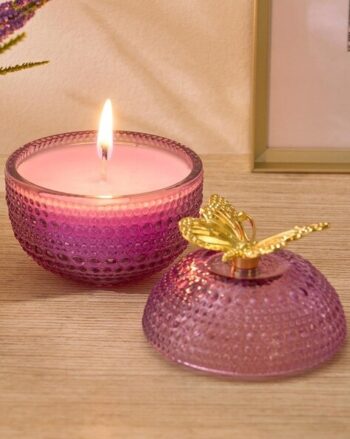 Lavender Scented Butterfly Jar Candle