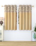 Pack of 2 Leaf Printed Curtains