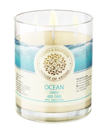 Natural Wax 3 Wicks Ocean Candle
