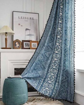 Window Curtain with Tassels