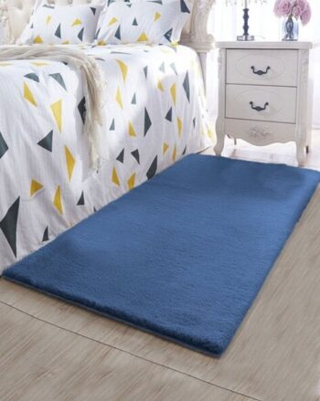 2000GSM Rabbit Fur Rectangle Mat