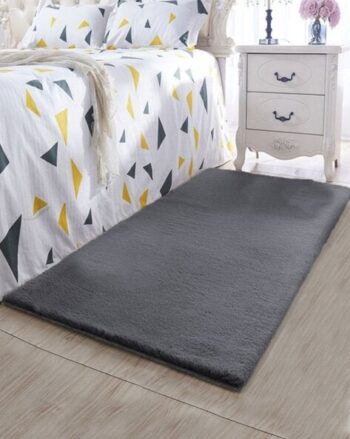 2000GSM Rabbit Fur Rectangle Mat